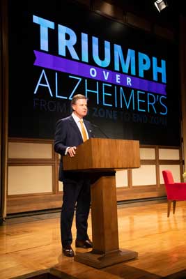 Triumph Over Alzheimer's Dinner and Forum at the Bush Institute in Dallas, Texas on October 22, 2019. (Photo/Sharon Ellman)